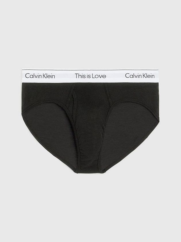 Calvin Klein USA Mesh - Pride Mens Briefs Black 5874096-YE